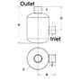 Snubber Discharge Intake Silencer Drawing